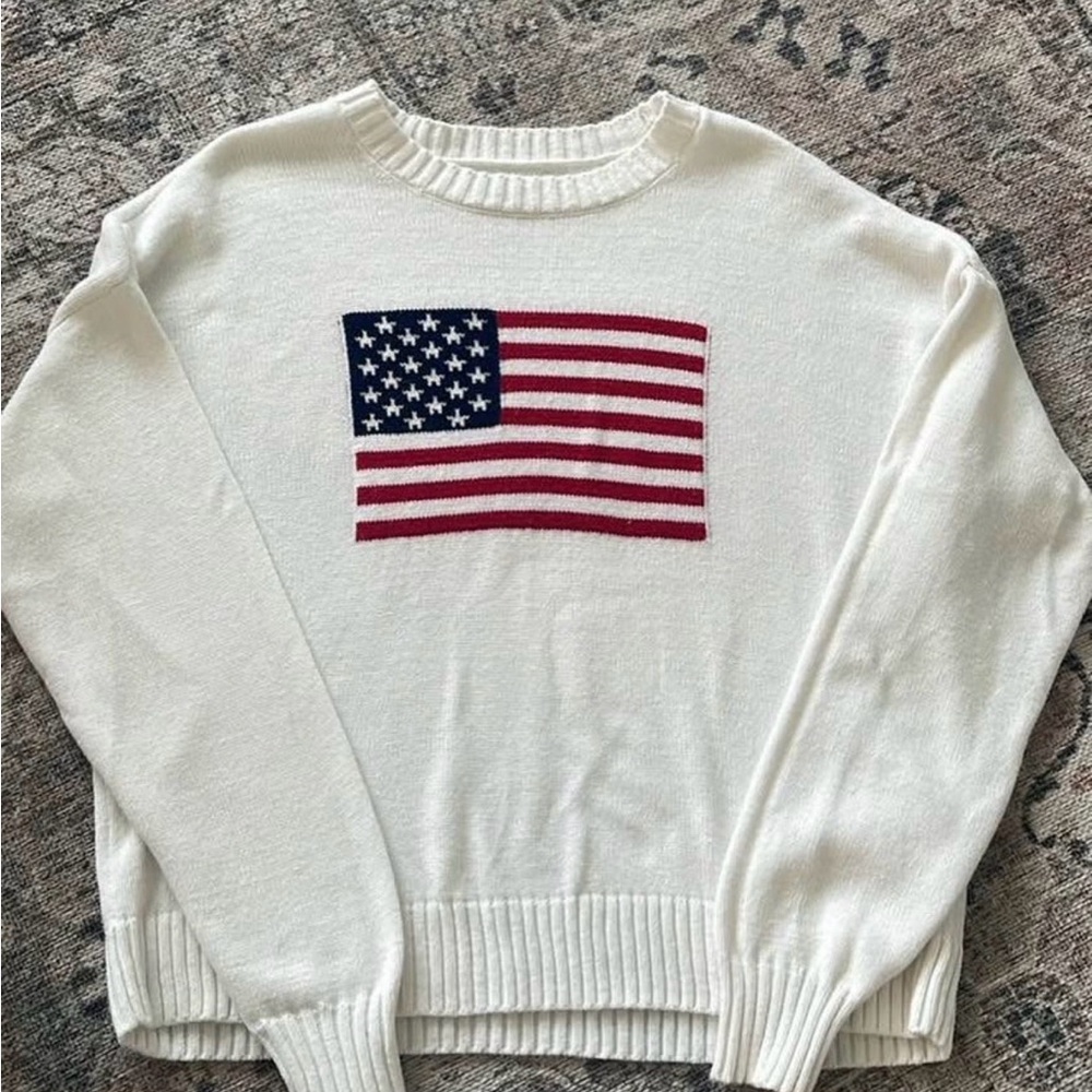 Hollister Flag Sweater